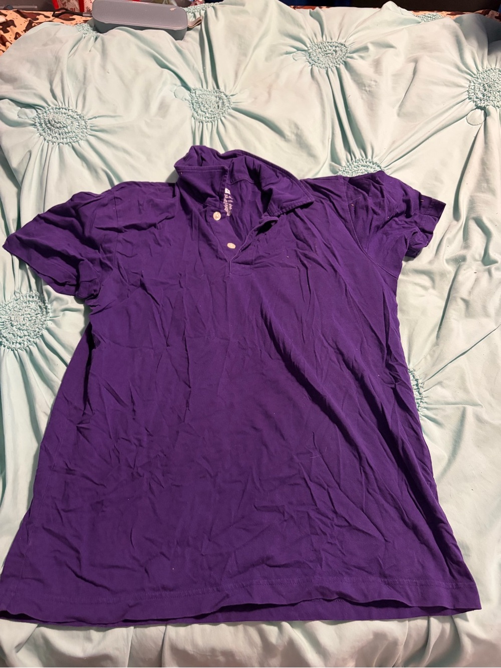 Purple Polo-Style men Top